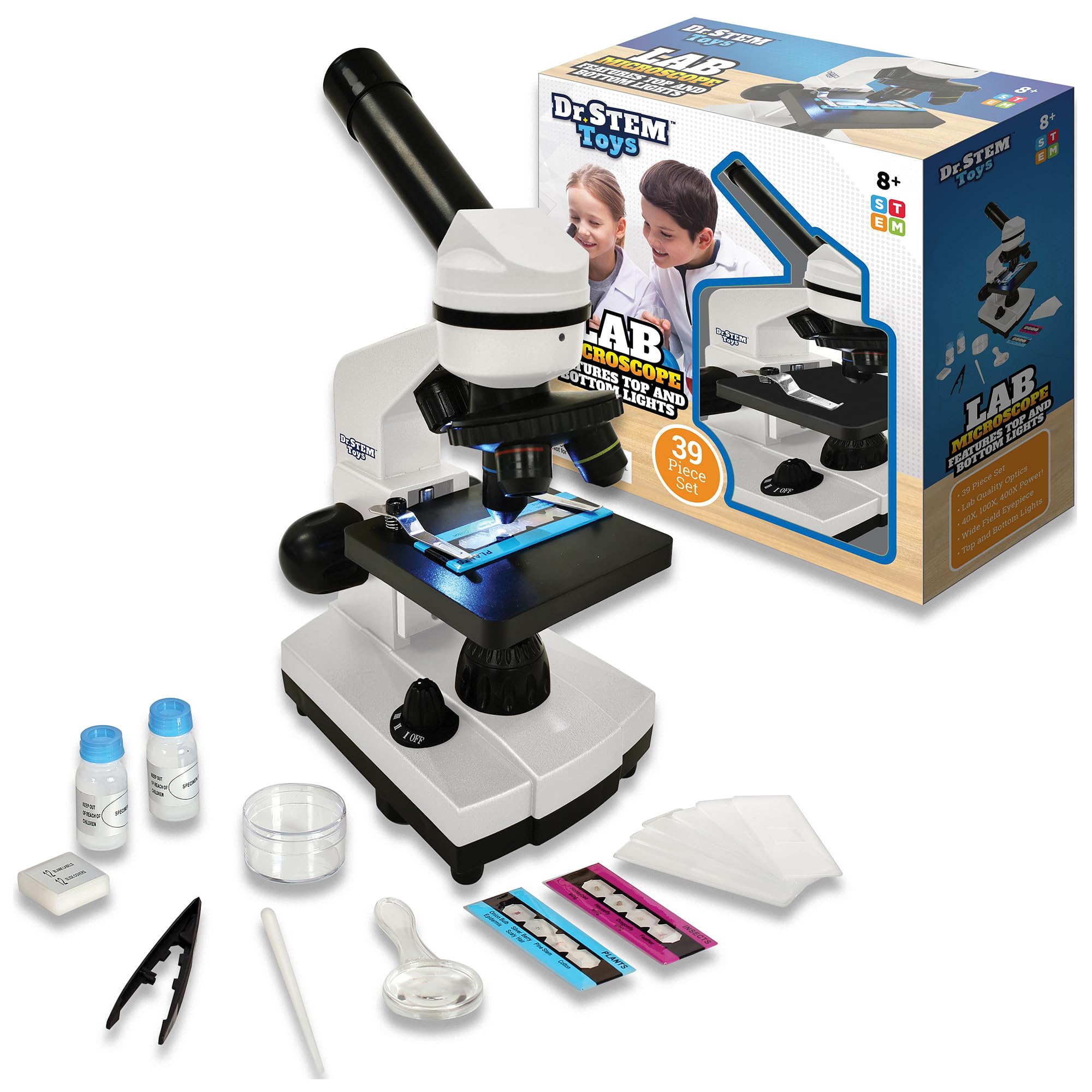 Amazon.com: Dr. STEM Toys 39 Piece Microscope Kit for Kids with